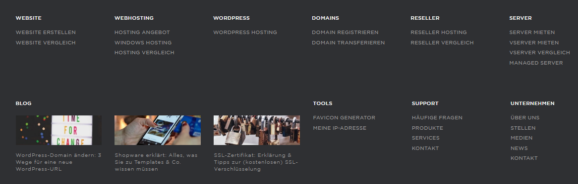 sitemap erstellen hoststar